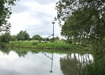 Pennington Flash, Wigan – Osprey Nest and Pole