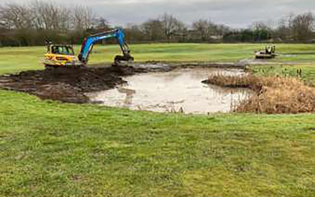 Pond Restoration & Creation, Denton Golf Course