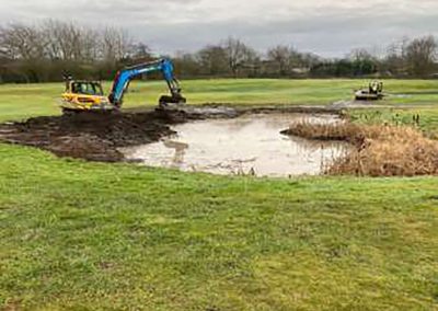 Pond Restoration & Creation, Denton Golf Course